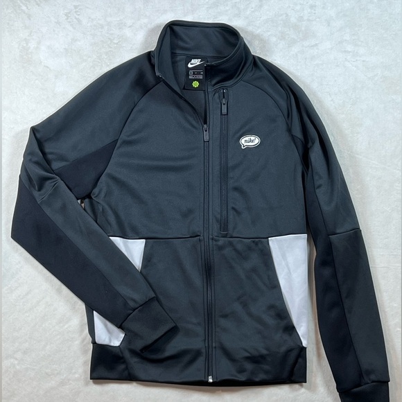 Nike Heritage N98 Men’s Small Full Zip Black Performance Coat Jacket Trainer - Picture 2 of 13